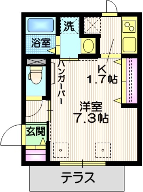 練馬区桜台のマンションの間取り