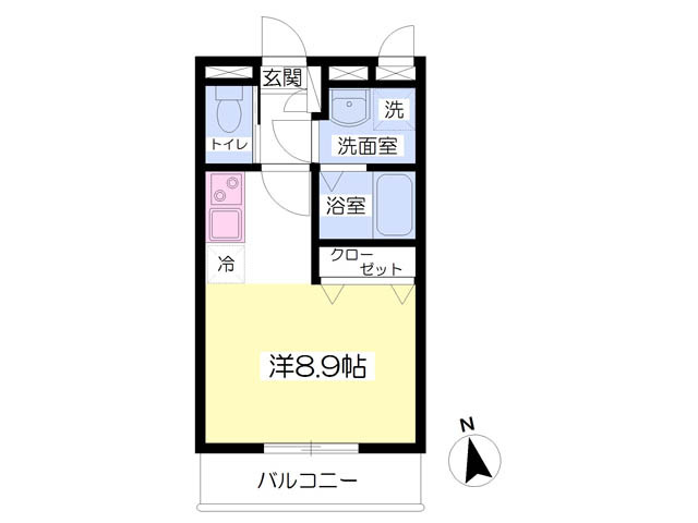 チェスタ大手町の間取り