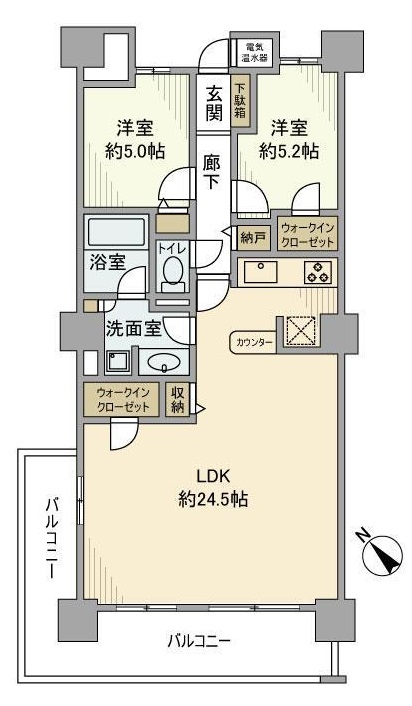 TOKYOシティトリエの間取り