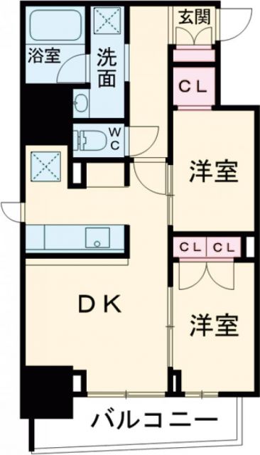 S-RESIDENCE日本橋馬喰町Aereの間取り