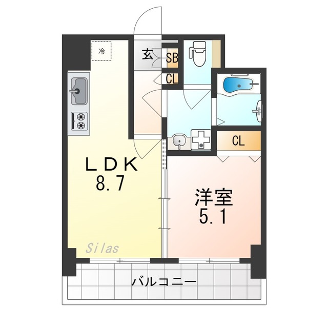 アーバネックス室町の間取り