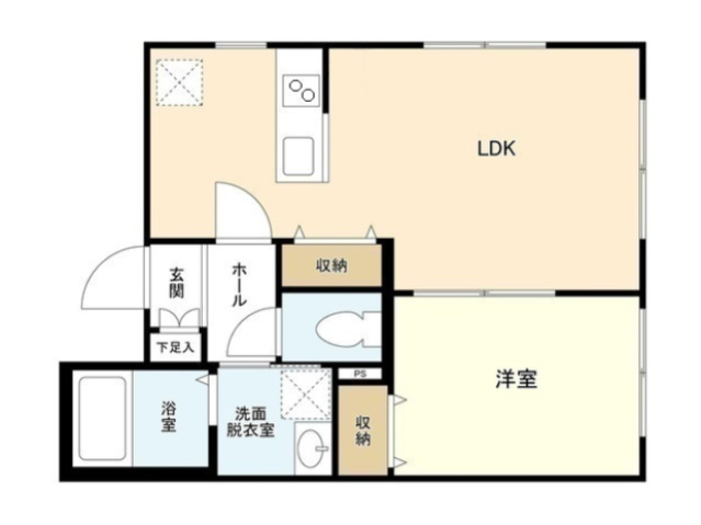 品川区西大井のマンションの間取り