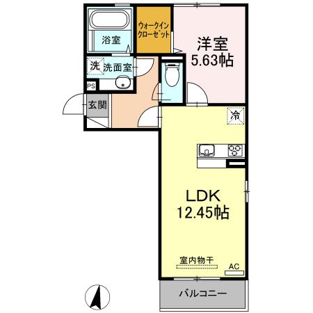 大村市今津町のアパートの間取り