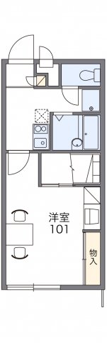 レオパレス信濃の間取り