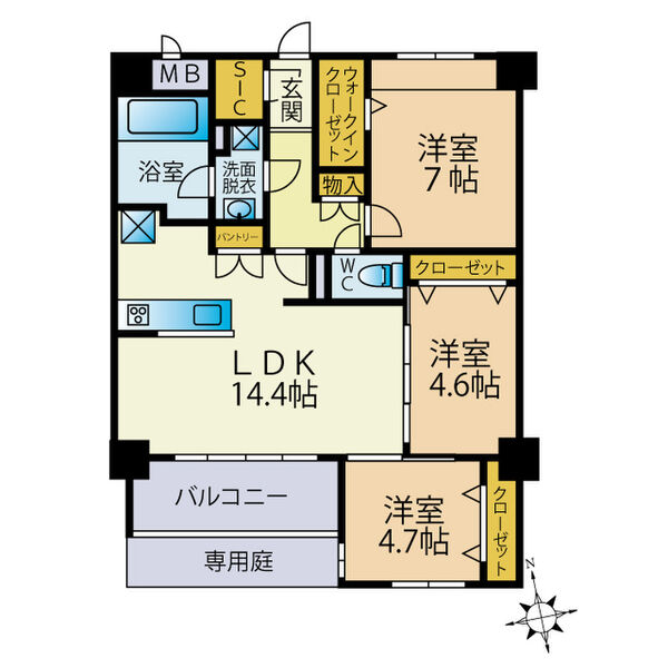 マークステラ高取の間取り