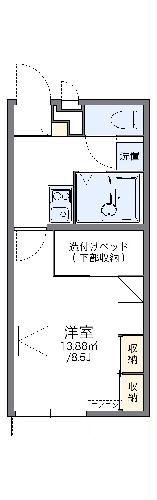 レオパレス良栄の間取り