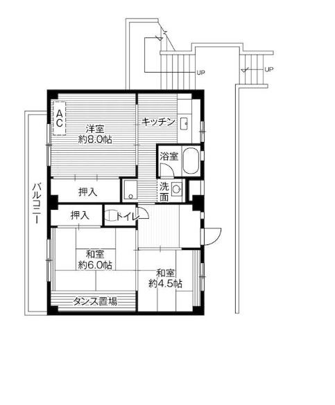 さいたま市見沼区大字大谷のマンションの間取り