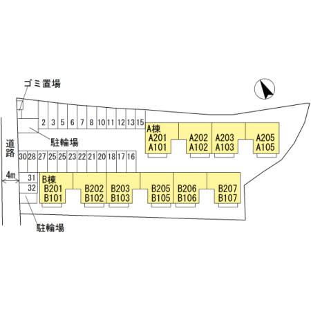 【ハイツセジュール　Ｂ棟のその他】