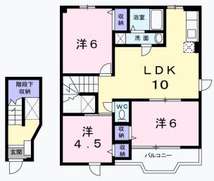 エアリーＡ棟の間取り