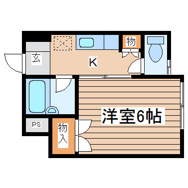 ベルソーレ北目町の間取り