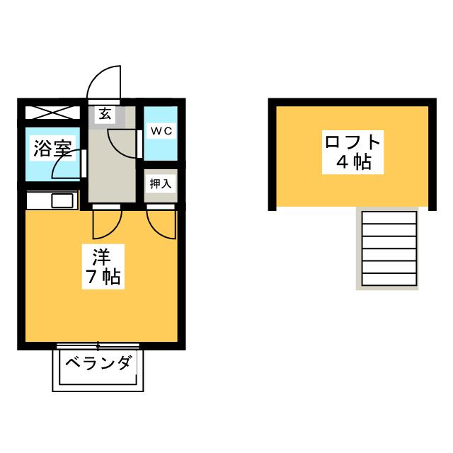 レオドリームＡの間取り