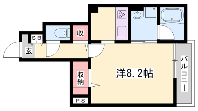 ベネスタ南条の間取り