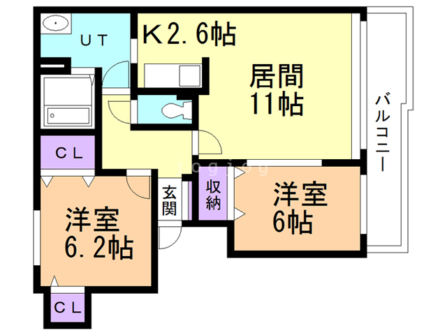 パークサイド元町の間取り