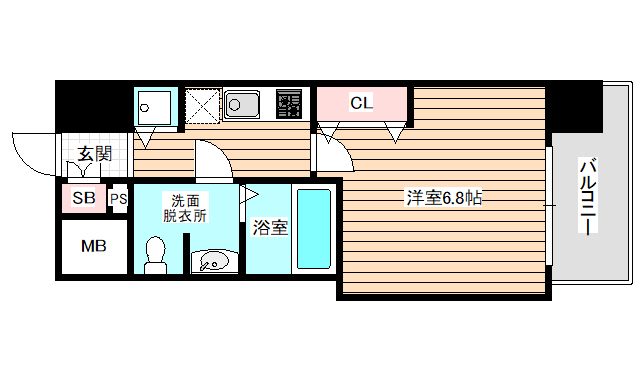 レグゼスタ福島2の間取り