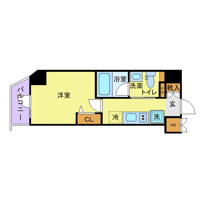 Log横浜駅東の間取り