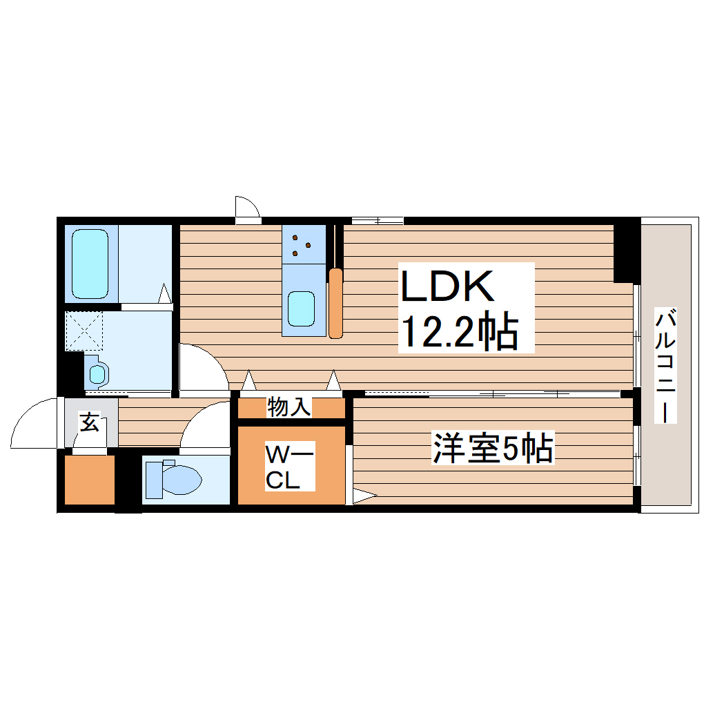 D-ROOM FUYOの間取り