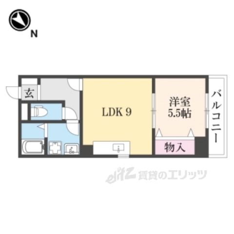 シオン平城山の間取り