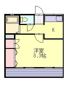 藤ハイツ　IIの間取り