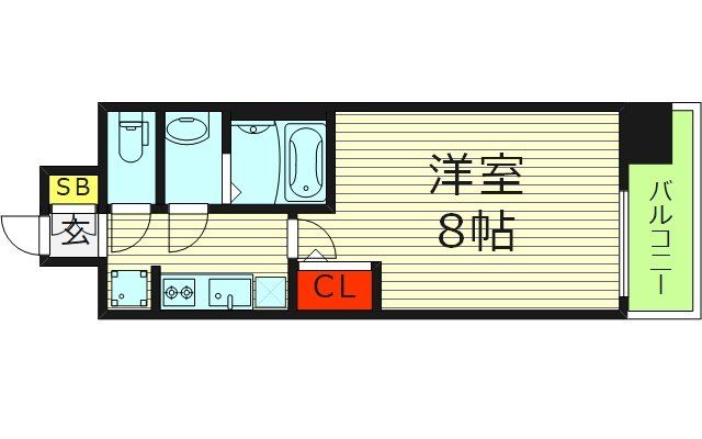 プレサンスＮＥＯ大和田ＳＴＡＴＩＯＮベゼルの間取り