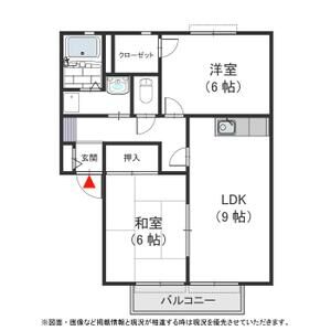 サンビューラ梅美台Dの間取り
