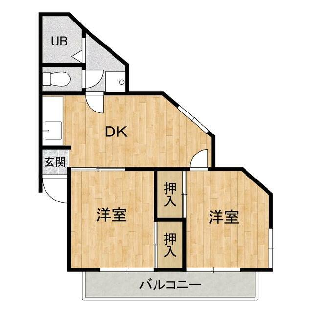 グリーンコートの間取り