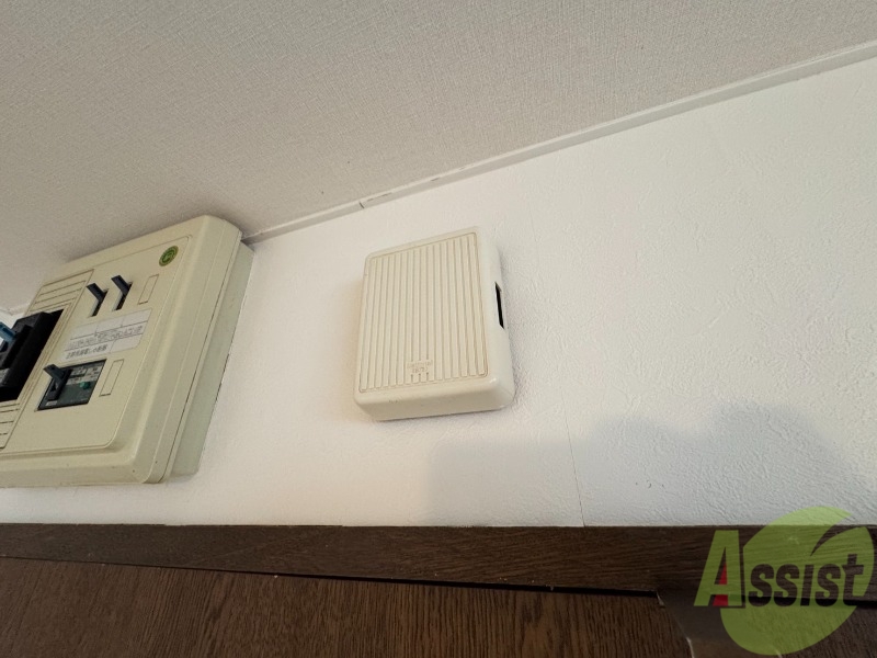 セキュリティ　来客時にはこちらのチャイムが鳴りますよ。