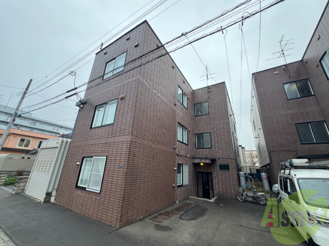 建物外観　札幌市東区四十四条東　「シャネル栄町弐番館」