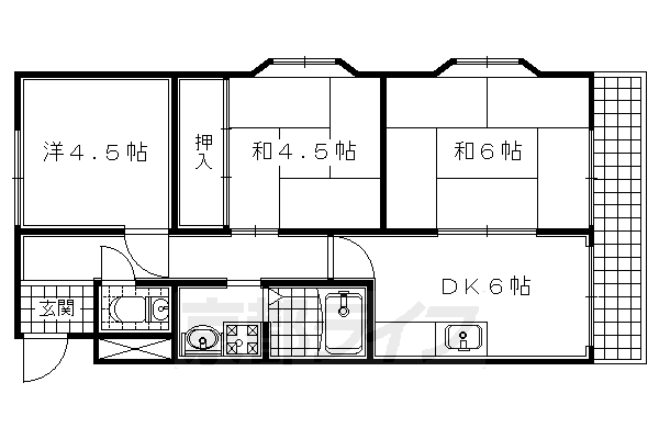 脇田建設ビルの間取り