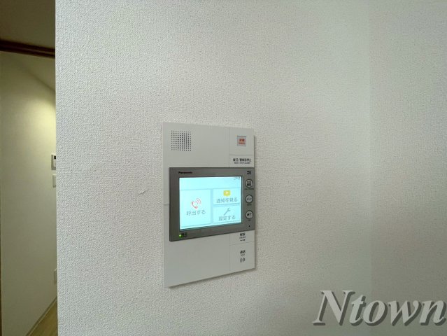 セキュリティ　モニター付きインターフォンです