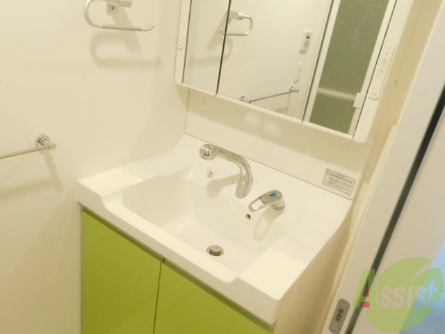 洗面設備　洗面台一つにしてもお洒落です