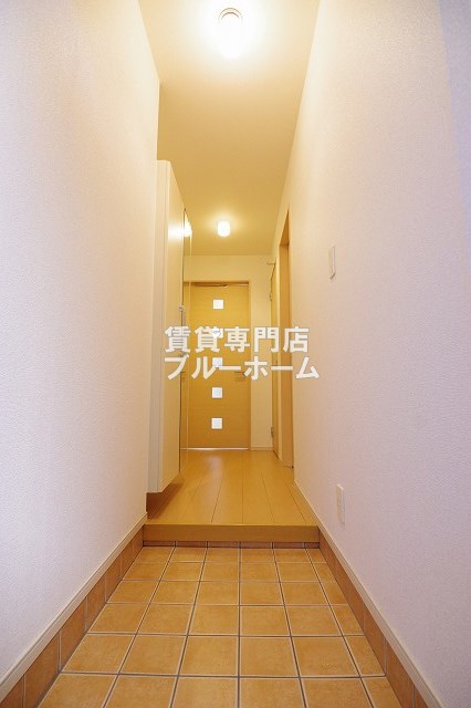 玄関　奥行きのある玄関！