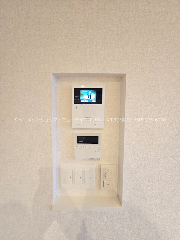 セキュリティ　突然の来客にも安心なモニター付インターホン