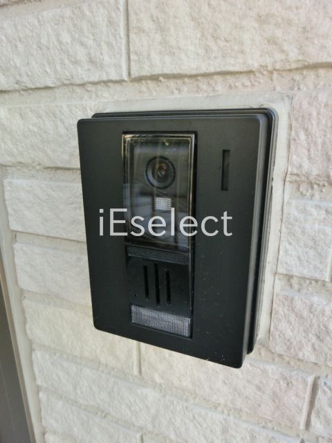 セキュリティ　防犯ＴＶモニター付きのドアホン。