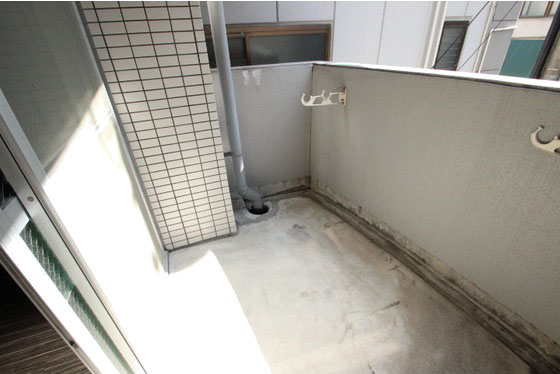 バルコニー　※別号室の写真です。