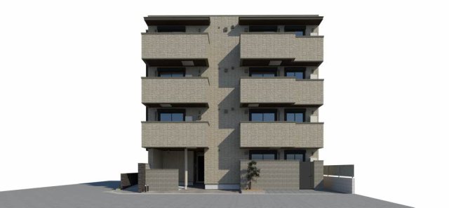 建物外観　完成パース