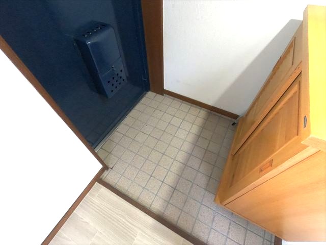 玄関　玄関スペースは確保されています。。