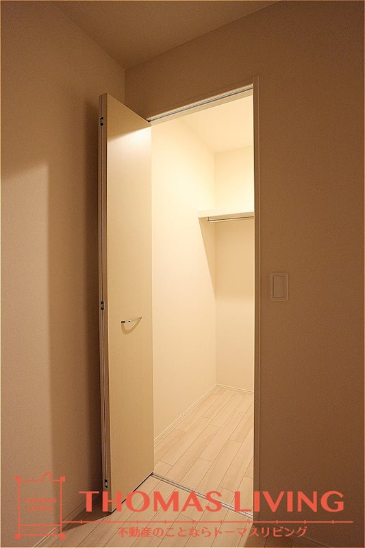 収納　広々とした収納スペースです。