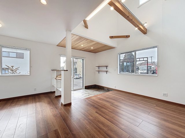 居室・リビング　土間付きのリビングは色んな活用ができそうですね！