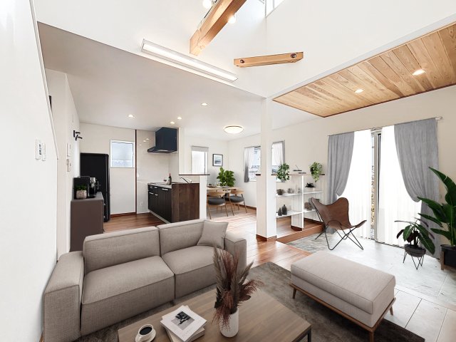 ロビー　開放感のある軽井沢らしいお部屋です♪