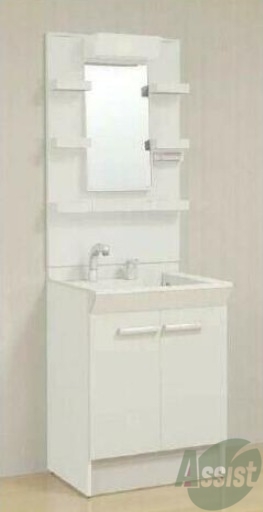 洗面設備　現在建築途中。写真はイメージになります。