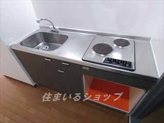 キッチン　２口コンロ付き