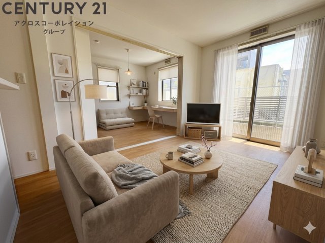 居室・リビング　画像中の家具はAIにより配置加工しているため付属しません