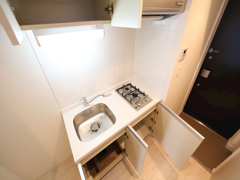 キッチン　システムキッチン（ガス2口コンロ付）