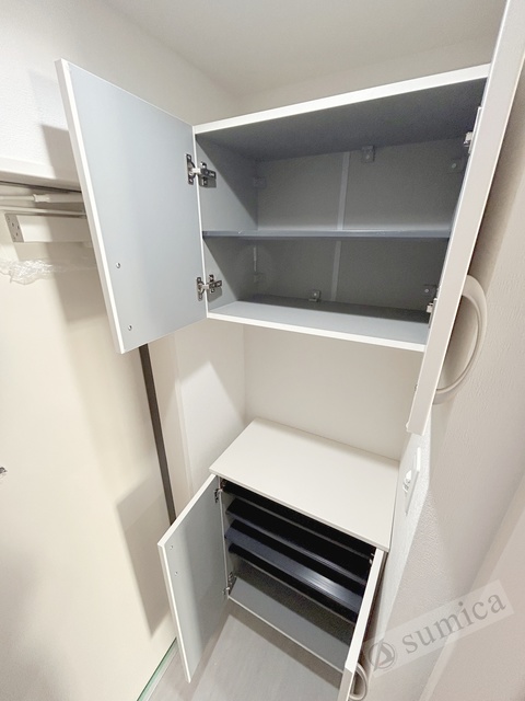 玄関　たくさん靴を収納できますね（＾＾♪