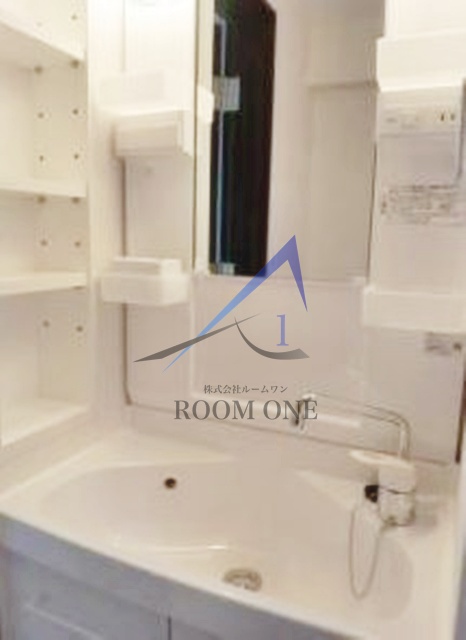 洗面設備　洗面台です。