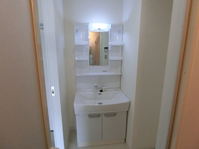 洗面設備　もちろんシャンプードレッサー付です