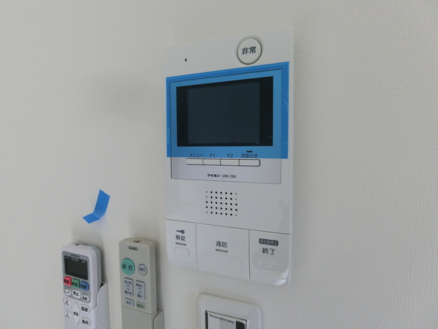 セキュリティ　女性の方も安心なＴＶモニターホン付です