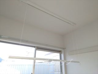 その他設備　室内物干し