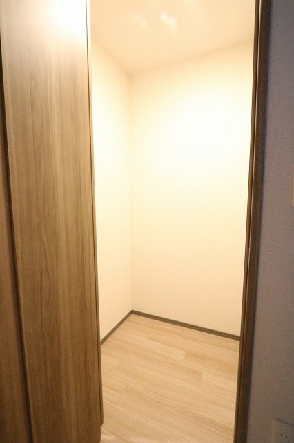 収納　廊下に0.9畳のエクストラスペース