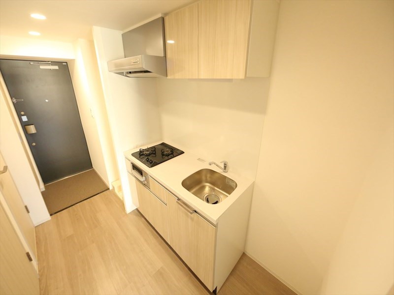 キッチン　システムキッチン（ガス2口コンロ付）